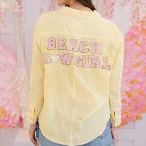 Judith March Cotton Gauze button up